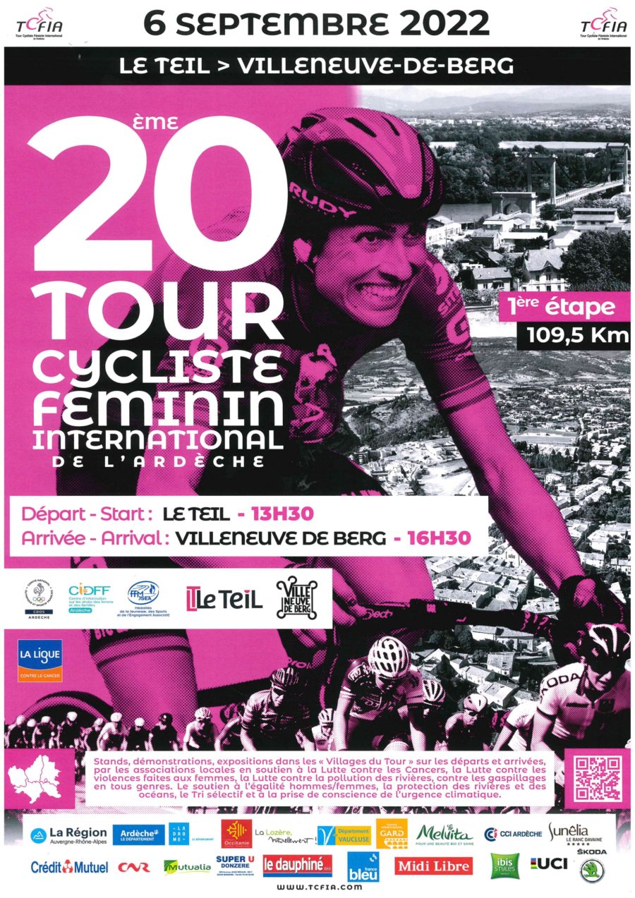 20ème tour cycliste féminin international de l'Ardèche