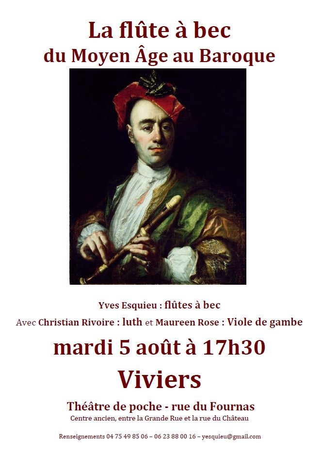 La flûte à bec, du Moyen Âge au Baroque
