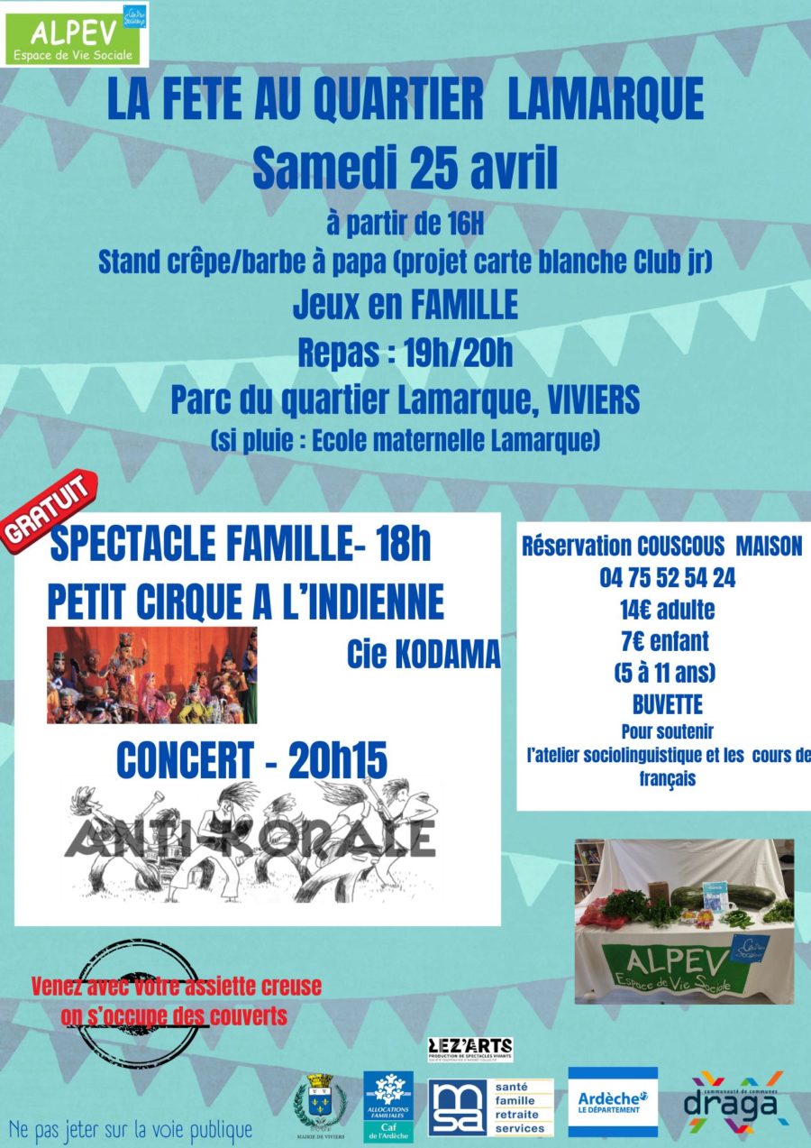 La fête au quartier Lamarque
