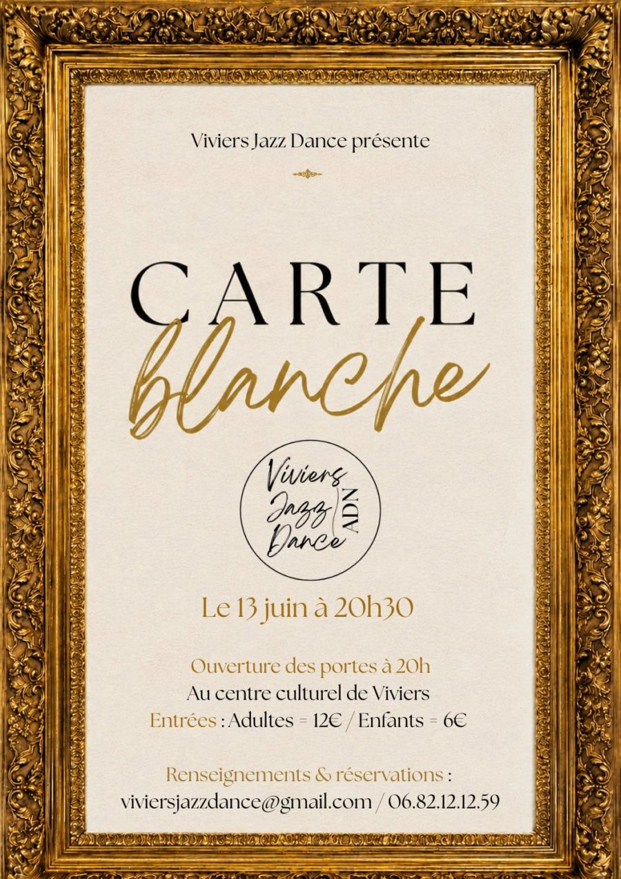 Carte blanche, par Viviers Jazz Dance