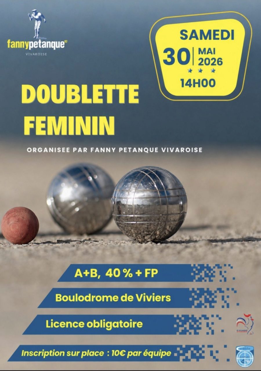 PETANQUE / Doublette féminin