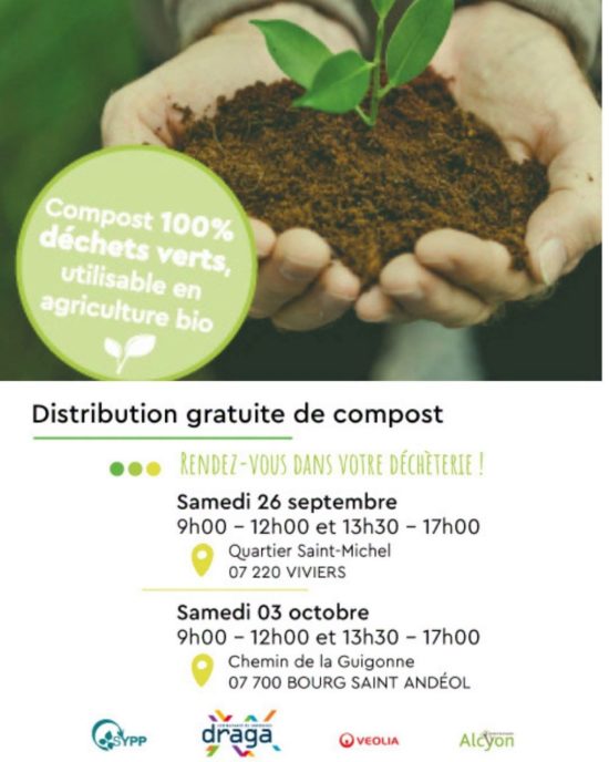 Distribution gratuite de compost