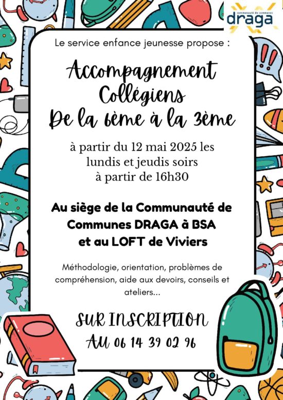 Accompagnement des collégiens