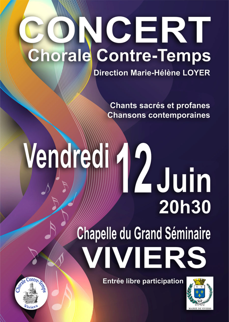 CONCERT, par la Chorale Contre-Temps