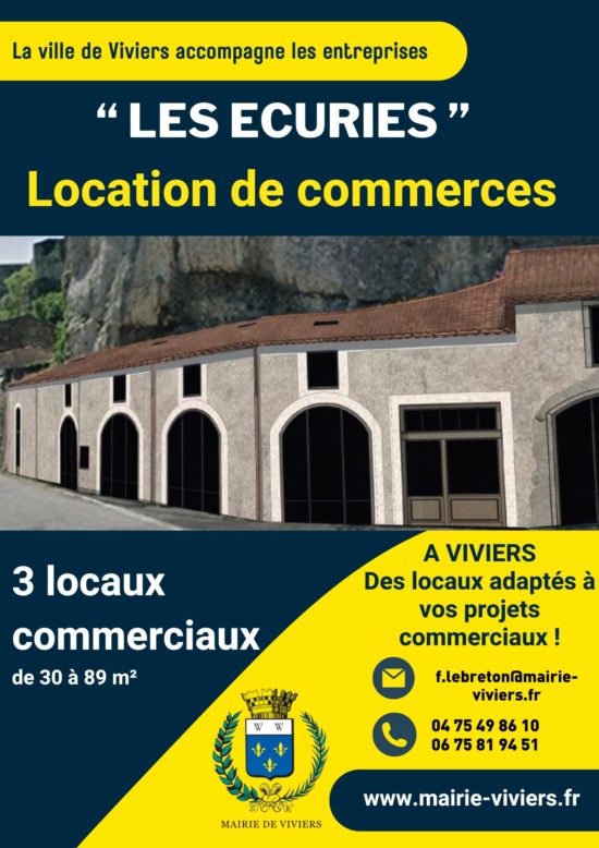 Les Ecuries / Location de commerces