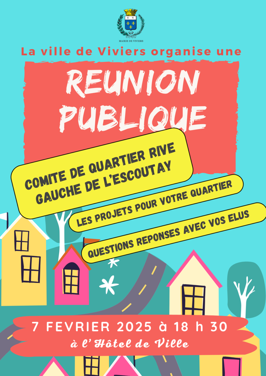 Réunion publique / Comité de quartier Rive gauche de l'Escoutay