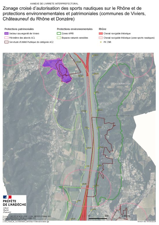 Arrêté inter-préfectoral du 4 décembre 2024 portant règlement particulier de police de plaisance sur le Rhône