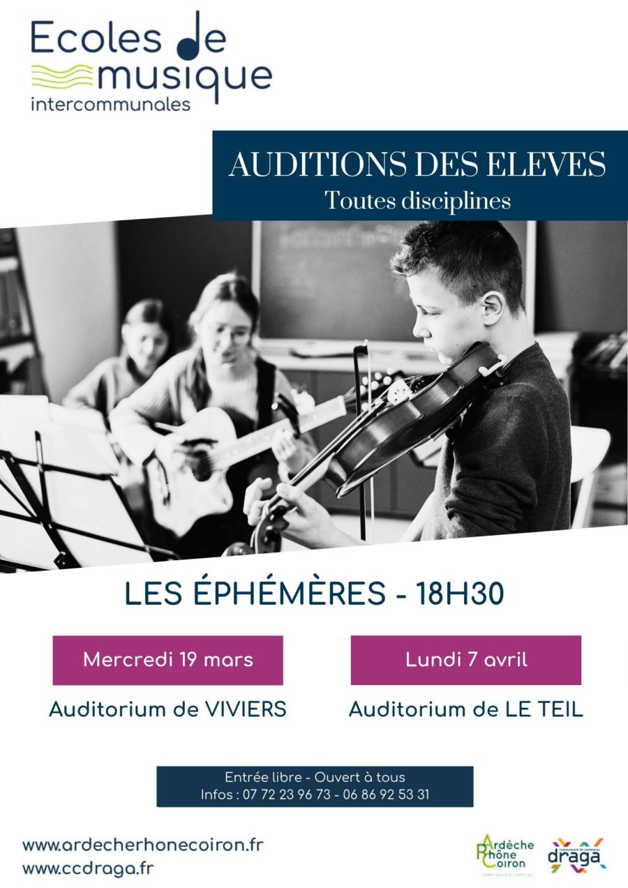 Ecole de musique / Auditions