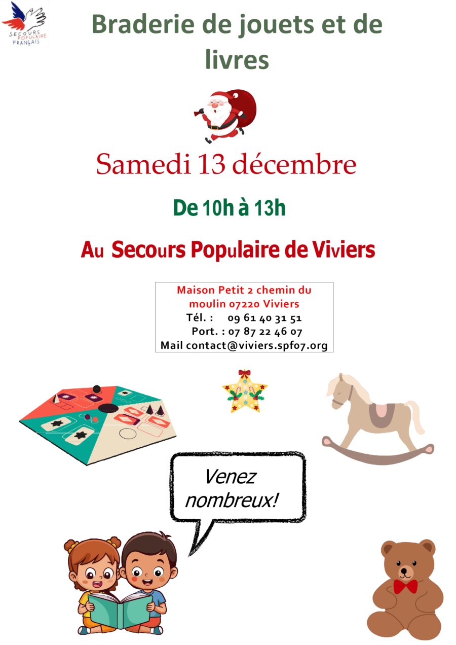 Braderie de jouets et de livres