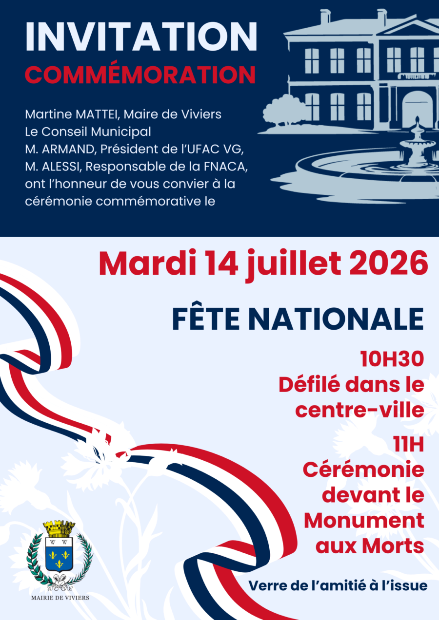 FETE NATIONALE / Commémoration