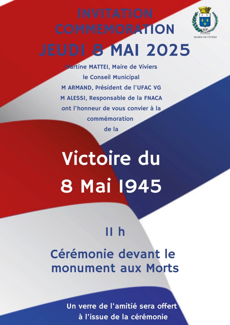 Commémoration de la victoire du 8 mai 1945