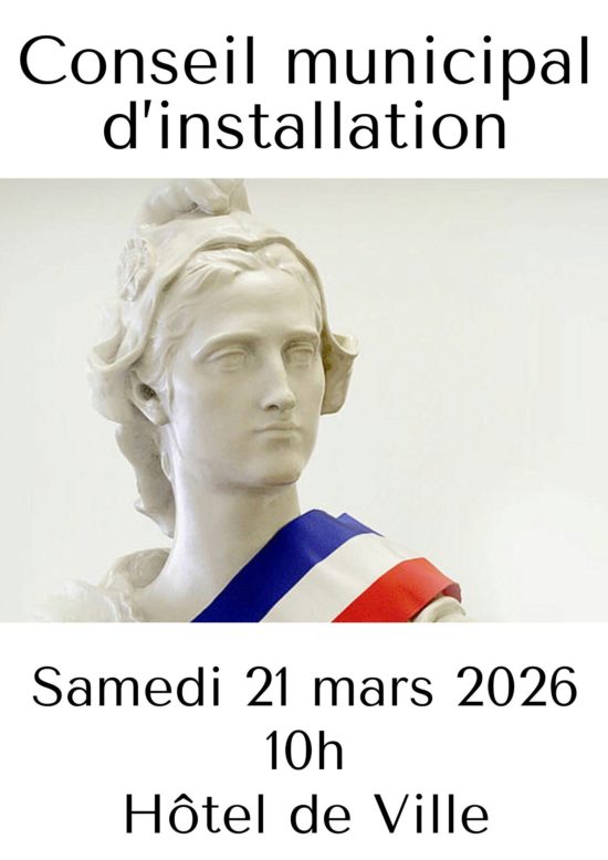 Conseil municipal d'installation