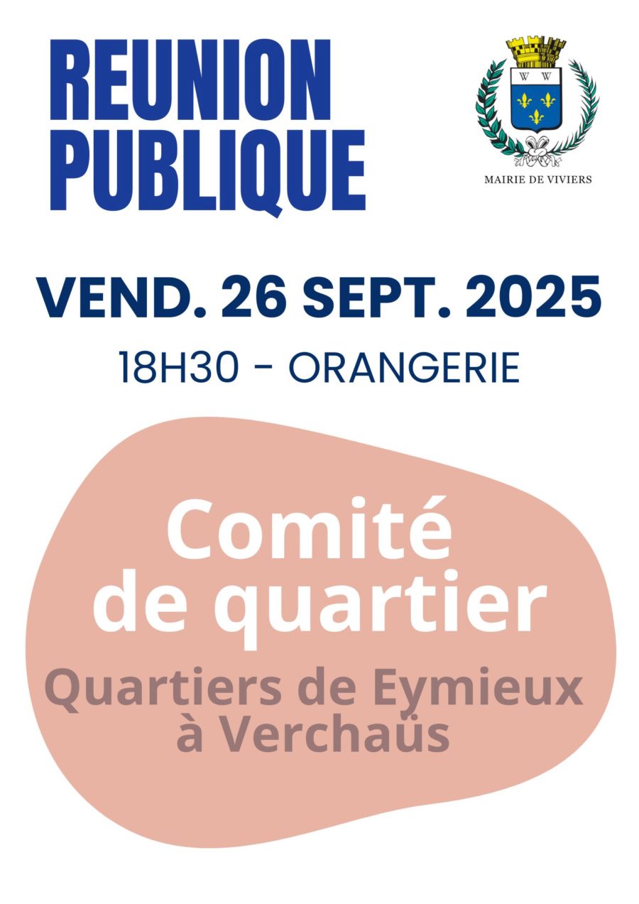 Réunion publique / Comité de quartier