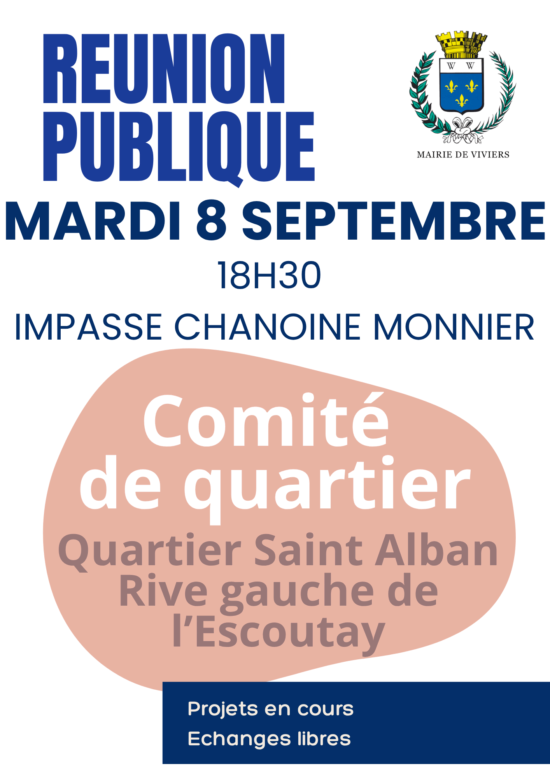 COMITE DE QUARTIER / Réunion publique