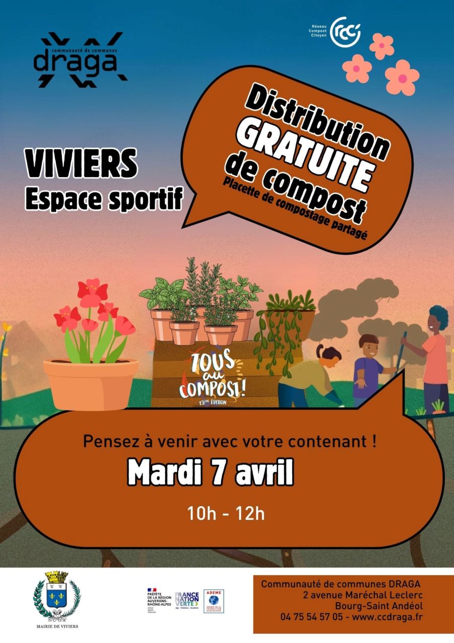 Distribution gratuite de compost