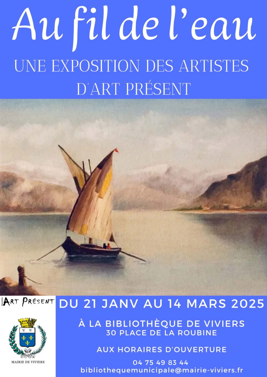 Exposition / Au fil de l'eau