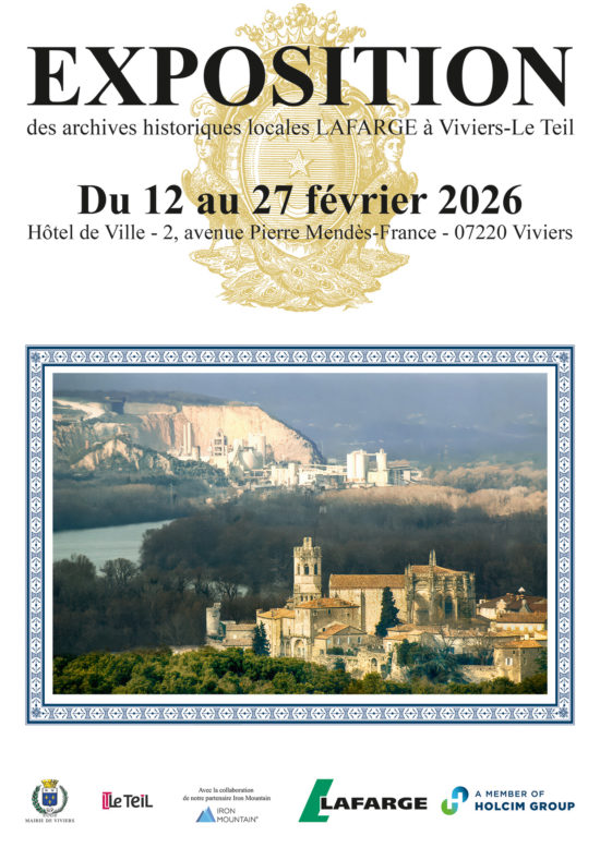 EXPOSITION / Archives historiques locales Lafarge à Viviers - Le Teil