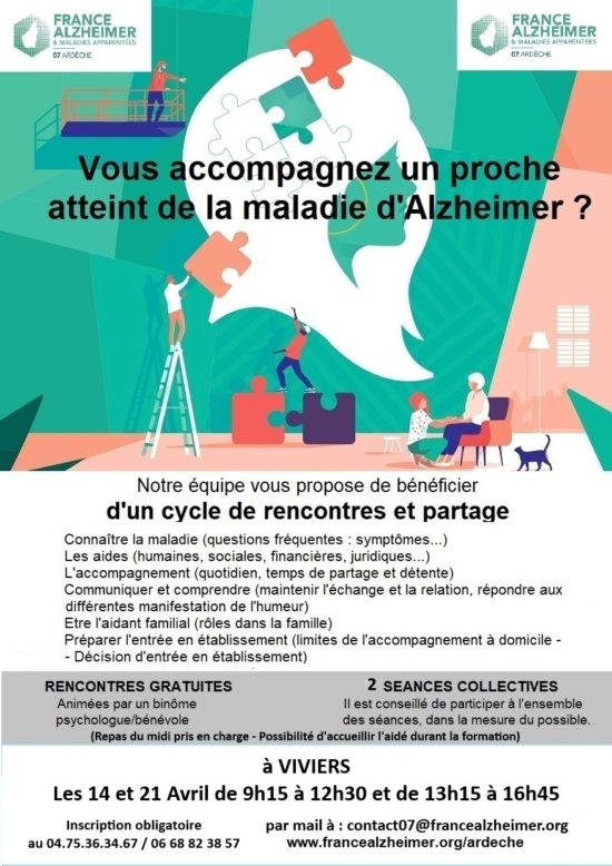 Alzheimer / Rencontre gratuite pour les aidants