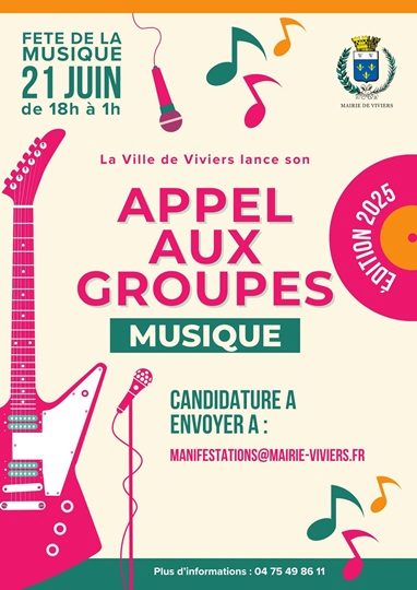 Fête de la musique 2025 / Appel aux groupes