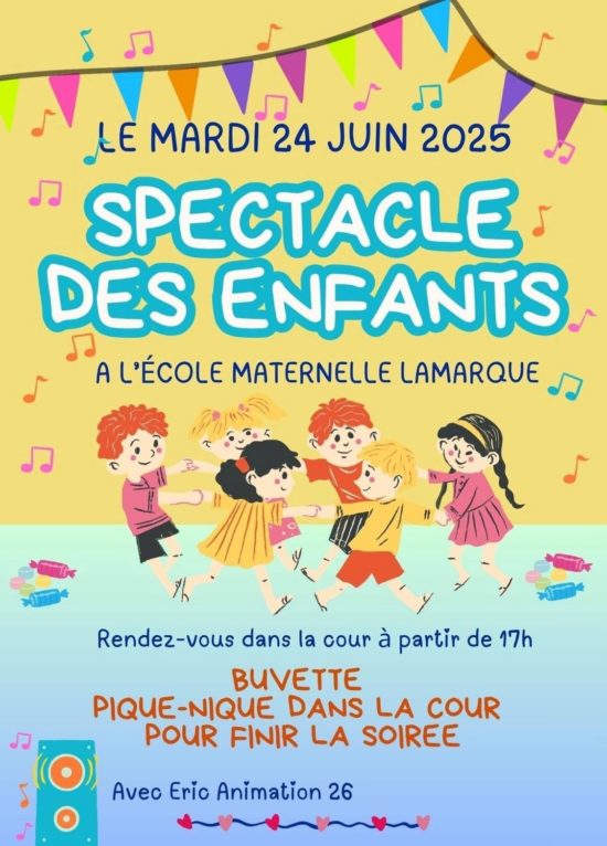 Spectacle des enfants / Ecole maternelle Lamarque