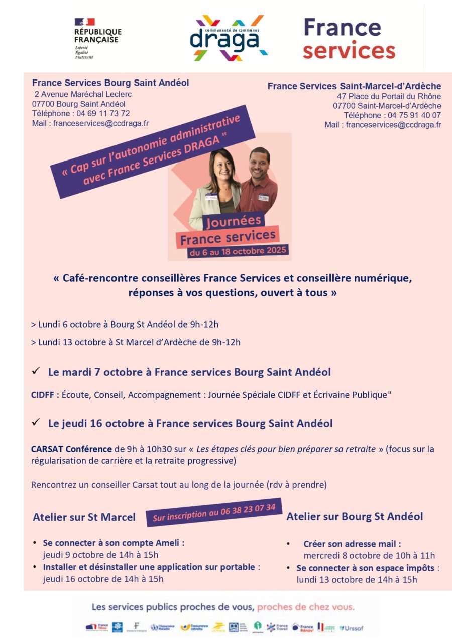 France Services / Cafés-rencontres et ateliers