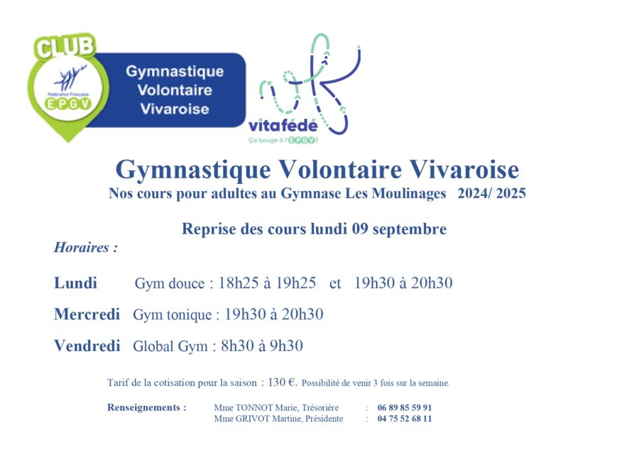 Gymnastique Volontaire Vivaroise