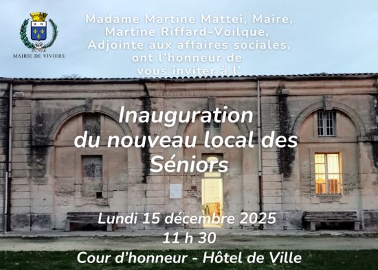 Inauguration du nouveau local des seniors Blanche Pavin de Lafarge
