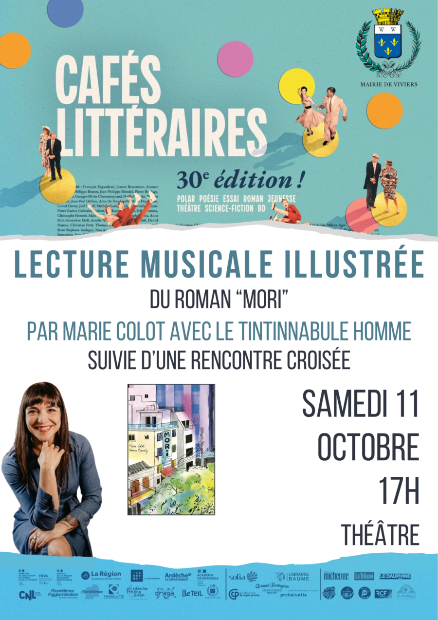Cafés littéraires / Lecture musicale illustrée