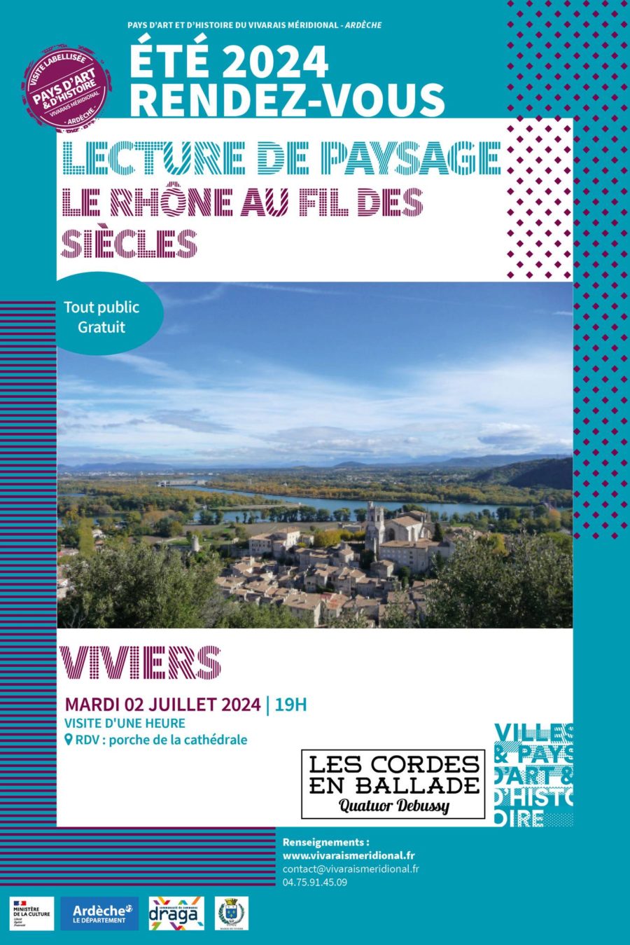 Lecture de paysage: Le Rhône au fil de l'eau