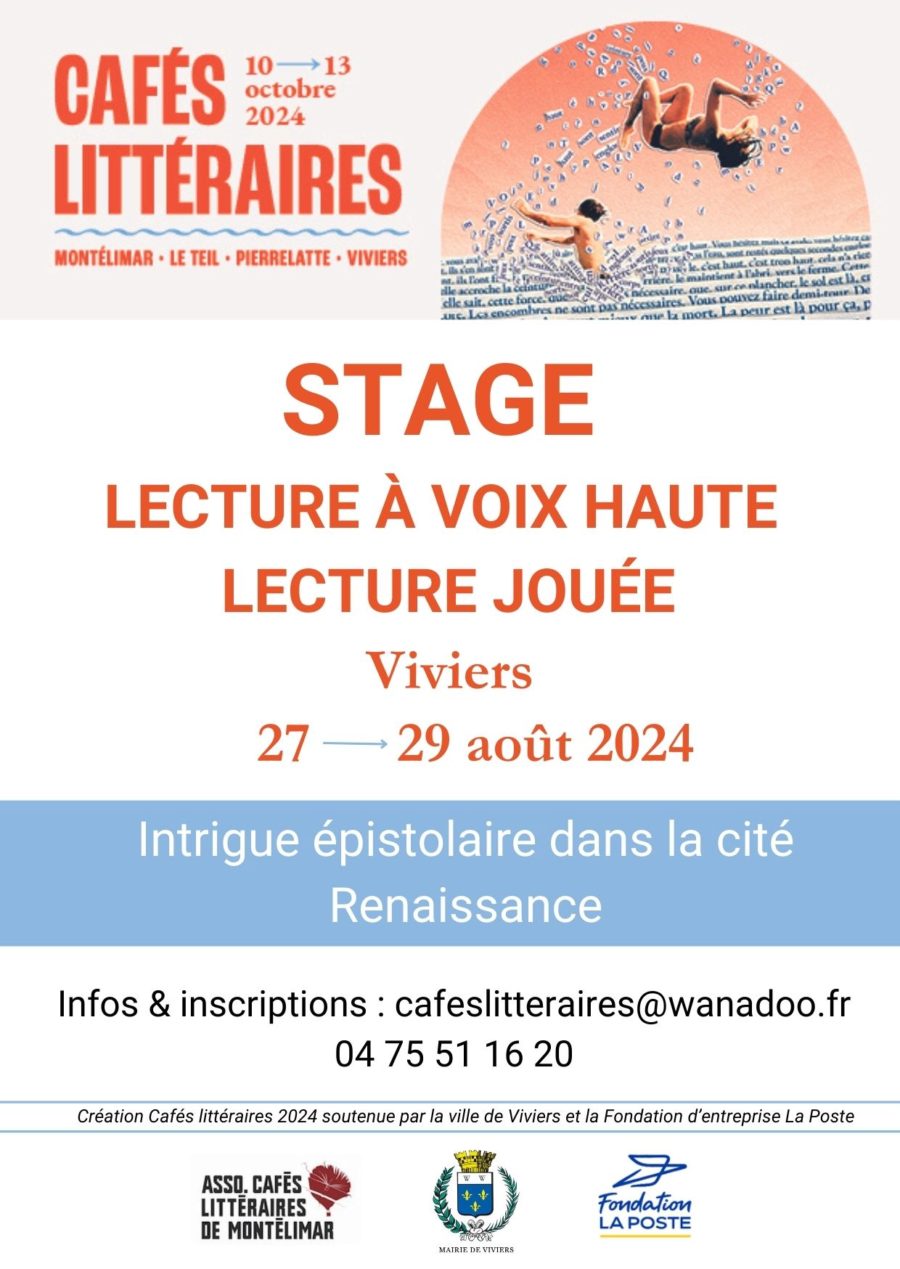 Cafés littéraires / Lecture à voix haute, lecture jouée