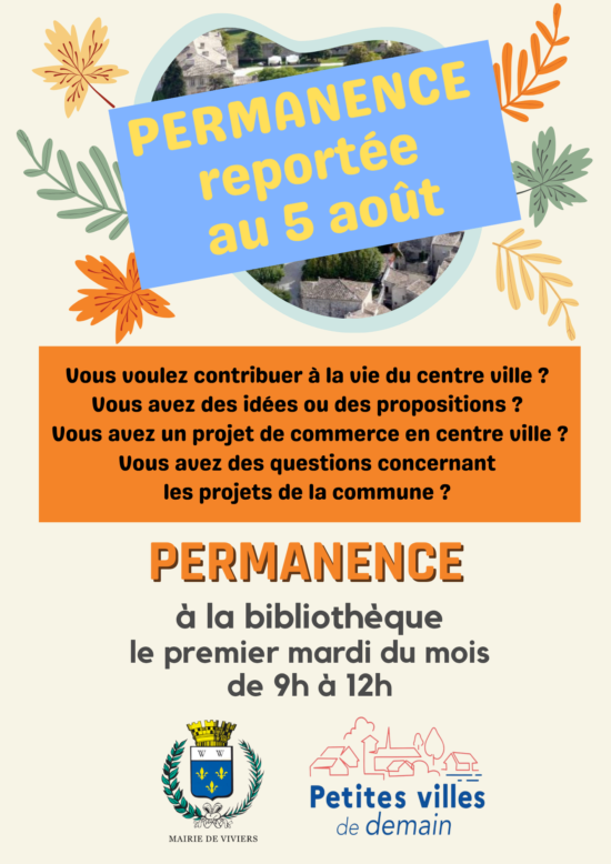 "Petites villes de demain" / PERMANENCE
