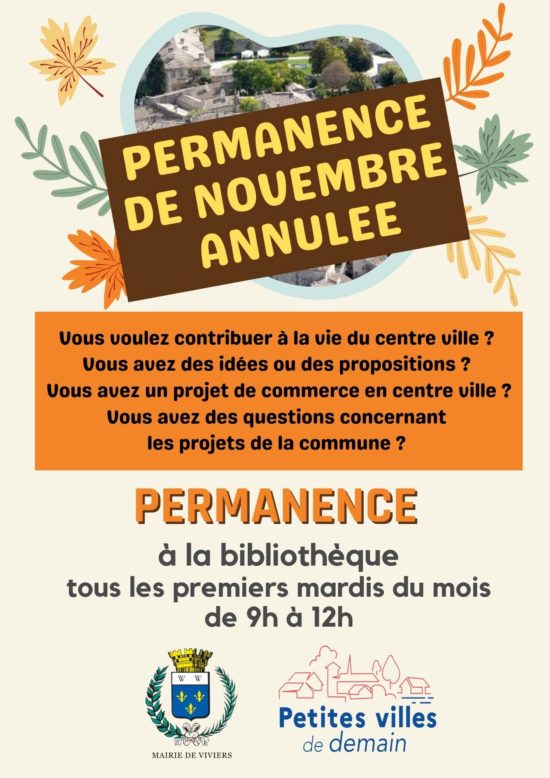 Permanence "Petites villes de demain"