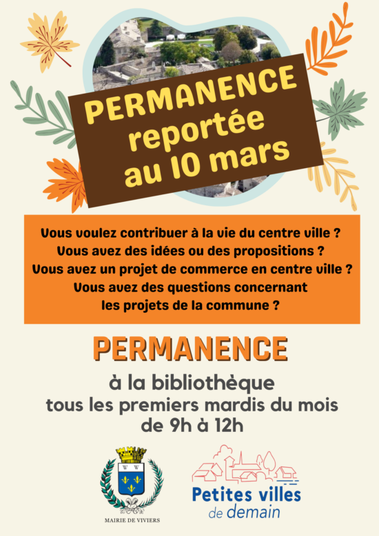 "Petites villes de demain" / Permanence