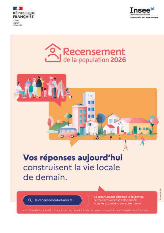 Recensement de la population 2026