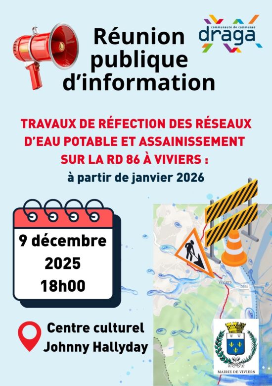 Réunion publique / Travaux RD 86