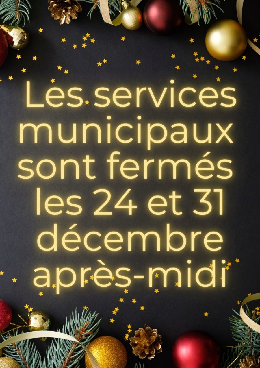 Fermeture des services municipaux