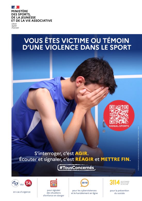 Vous êtes victime ou témoin d'une violence dans le sport