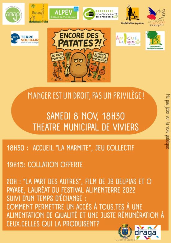 Manger est un droit, pas un privilège !