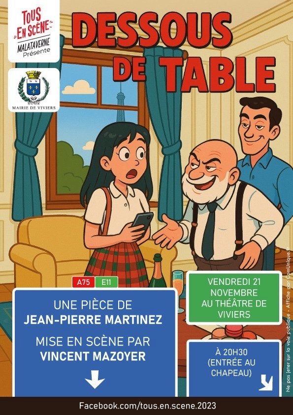 SPECTACLE / Dessous de table