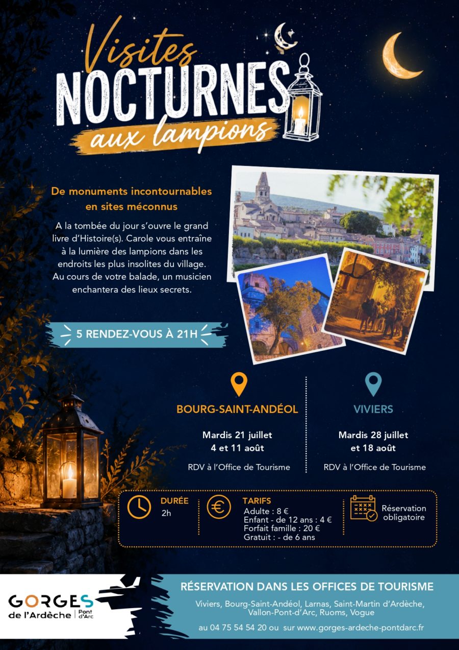 Visites nocturnes aux lampions