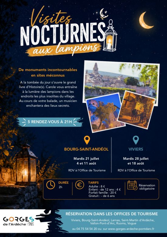 Visites nocturnes aux lampions